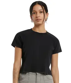T-shirt corta vintage donna Build Your Brand