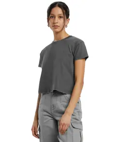 T-shirt corta vintage donna Build Your Brand