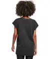 T-shirt da donna con lavaggio acido e spalle scese Build Your Brand