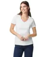 T-shirt da donna con scollo a V Softstyle™ Gildan