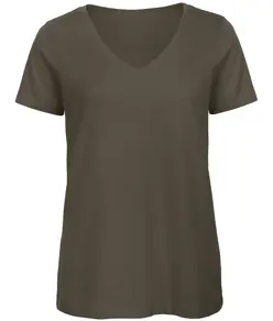T-shirt da donna scollo a V B&C Inspire V T B&C Collection