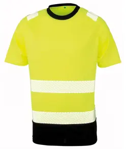 T-shirt di sicurezza riciclata Result Recycled