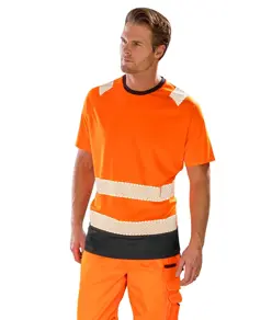 T-shirt di sicurezza riciclata Result Recycled