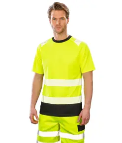 T-shirt di sicurezza riciclata Result Recycled