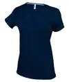 T-shirt donna a maniche corte con scollo a V Kariban