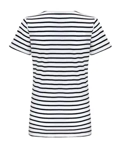 T-shirt donna coastal Marinière a maniche corte Asquith & Fox