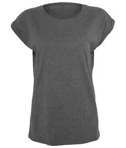 T-shirt donna con spalle scese Build Your Brand