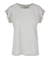 T-shirt donna con spalle scese Build Your Brand
