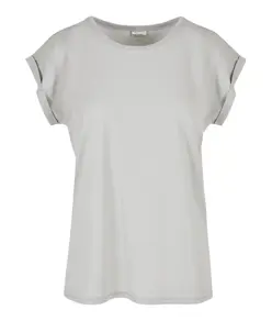 T-shirt donna con spalle scese Build Your Brand