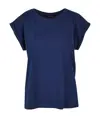 T-shirt donna con spalle scese Build Your Brand