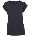 T-shirt donna con spalle scese Build Your Brand