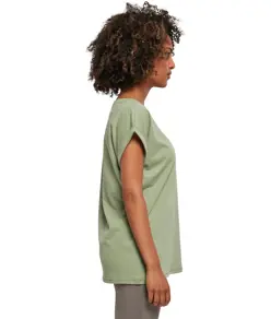 T-shirt donna con spalle scese Build Your Brand