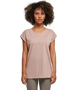 T-shirt donna con spalle scese Build Your Brand