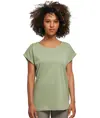 T-shirt donna con spalle scese Build Your Brand