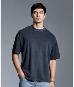 T-shirt effetto slavato Anthem distortion Anthem