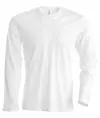 T-shirt girocollo a maniche lunghe da uomo Kariban