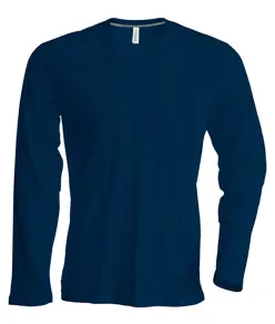 T-shirt girocollo a maniche lunghe da uomo Kariban