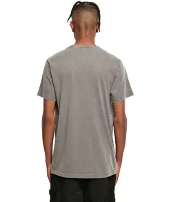 T-shirt girocollo slavata ad acido Build Your Brand