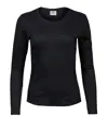 T-shirt interlock donna a manica lunga (590) Tee Jays