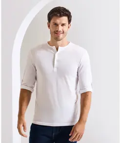 T-shirt Long John con maniche arrotolabili Premier
