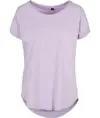 T-shirt lunga fiammata donna Build Your Brand