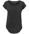 T-shirt lunga fiammata donna Build Your Brand