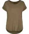 T-shirt lunga fiammata donna Build Your Brand