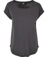 T-shirt lunga fiammata donna Build Your Brand