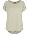 T-shirt lunga fiammata donna Build Your Brand