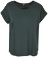 T-shirt lunga fiammata donna Build Your Brand