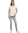 T-shirt lunga fiammata donna Build Your Brand