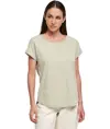 T-shirt lunga fiammata donna Build Your Brand