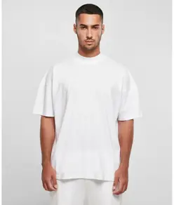 T-shirt oversize con finto collo alto Build Your Brand