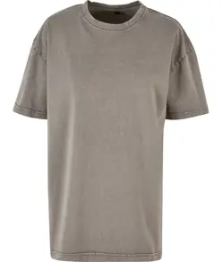 T-shirt oversize donna lavaggio acido Build Your Brand
