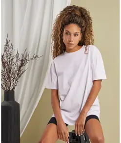 T-shirt oversize donna lavaggio acido Build Your Brand