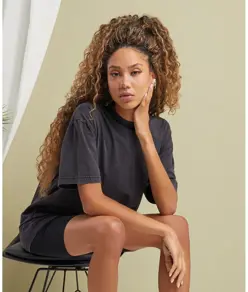 T-shirt oversize donna lavaggio acido Build Your Brand