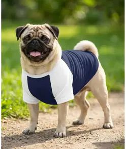 T-shirt per cani con maniche raglan Portman & Pooch