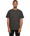 T-shirt pesante oversize slavata ad acido Build Your Brand