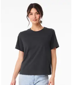 T-shirt pesante taglio boxy donna Bella Canvas
