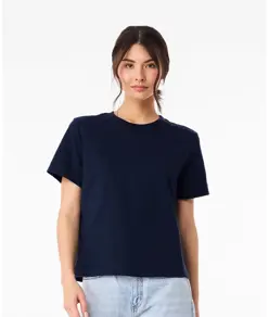 T-shirt pesante taglio boxy donna Bella Canvas