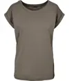 T-shirt regular con spalle scese donna New Morning Studios