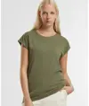 T-shirt regular con spalle scese donna New Morning Studios