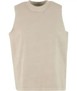T-shirt smanicata effetto slavato vintage da donna Build Your Brand