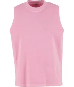 T-shirt smanicata effetto slavato vintage da donna Build Your Brand