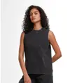 T-shirt smanicata effetto slavato vintage da donna Build Your Brand