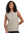 T-shirt smanicata effetto slavato vintage da donna Build Your Brand