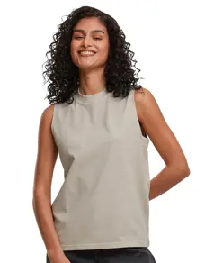 T-shirt smanicata effetto slavato vintage da donna Build Your Brand