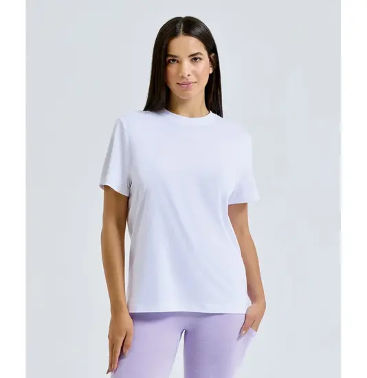 T-shirt taglio squadrato oversize in cotone biologico TriDri® donna TriDri