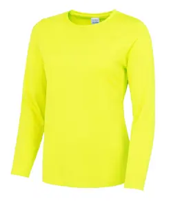 T-shirt tecnica a maniche lunghe donna AWDis Just Cool