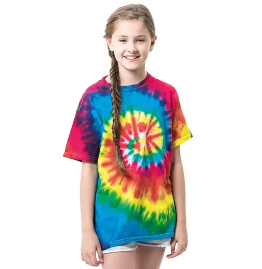 T-shirt tie-dye per bambini Colortone